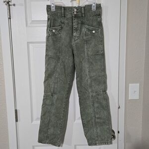 Green Jean Pants
